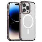 For iPhone 14 Pro Aurora Series MagSafe Phone Case(Transparent Black) - 1