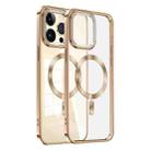 For iPhone 13 Pro Dial Plate Magsafe Electroplated Phone Case(Gold) - 1