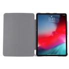 For iPad Pro 11(2020) TPU Silk Texture Three-fold Horizontal Flip Leather Tablet Case with Holder(Light Purple) - 6