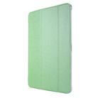 For iPad Air 13 2024 / Pro 12.9 2020 TPU Silk Texture Three-fold Horizontal Flip Leather Tablet Case with Holder(Green) - 2