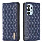 For Samsung Galaxy A23 / M23 / M13 4G Diamond Lattice Magnetic Leather Flip Phone Case(Blue) - 1