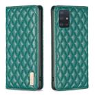 For Samsung Galaxy A51 4G Diamond Lattice Magnetic Leather Flip Phone Case(Green) - 1