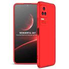 For Xiaomi Poco F4 5G / Redmi K40S GKK Three Stage Splicing Full Coverage PC Phone Case(Red) - 1
