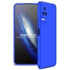 For Xiaomi Poco F4 5G / Redmi K40S GKK Three Stage Splicing Full Coverage PC Phone Case(Blue) - 1