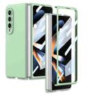 For Samsung Galaxy Z Fold4 5G GKK Integrated Liquid Silicone Phone Case(Matcha Green) - 1