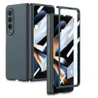 For Samsung Galaxy Z Fold4 5G GKK Integrated Liquid Silicone Phone Case(Dark Green) - 1