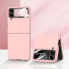 For Samsung Galaxy Z Flip4 5G GKK Integrated Liquid Silicone Phone Case(Pink) - 1