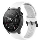 For Xiaomi Watch S1 Pro Silicone Watch Band(White) - 1