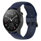 For Xiaomi Watch S1 Pro Silicone Watch Band(Navy Blue) - 1