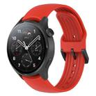 For Xiaomi Watch S1 Pro Silicone Watch Band(Red) - 1