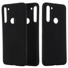 For Motorola Moto G8 Shockproof Solid Color Liquid Silicone Full Coverage Protective Case(Black) - 1