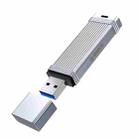 ORICO USB Flash Drive, Read: 100MB/s, Write: 50MB/s, Memory:128GB, Port:USB-A(Silver) - 1