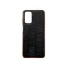 For Samsung Galaxy A13 4G Nano Electroplate Mahjong Texture Leather Phone Case(Black) - 1