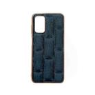 For Samsung Galaxy A23 4G/A23 5G Nano Electroplate Mahjong Texture Leather Phone Case(Blue) - 1