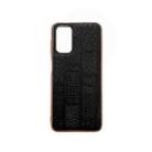 For Samsung Galaxy A73 5G Nano Electroplate Mahjong Texture Leather Phone Case(Black) - 1