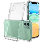 For iPhone 11 Sound Conversion Hole Transparent TPU Airbag Shockproof Case - 1
