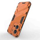For vivo V25 5G Global PC + TPU Shockproof Phone Case with Invisible Holder(Orange) - 4