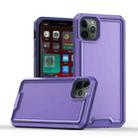 For iPhone 11 Pro Armour Two-color TPU + PC Phone Case(Purple) - 1