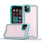For iPhone 11 Pro Max Armour Two-color TPU + PC Phone Case(Pink+Blue) - 1