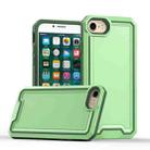 For iPhone SE 2022 / SE 2020 / 8 / 7 Armour Two-color TPU + PC Phone Case(Green+Grey) - 1