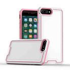 For iPhone 8 Plus / 7 Plus Armour Two-color TPU + PC Phone Case(White+Pink) - 1