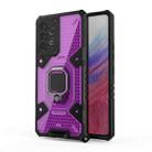 For Samsung Galaxy A53 5G Space PC+TPU Ring Holder Protective Phone Case(Purple) - 1