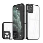 For iPhone 13 Pro Max Cool Armor Transparent Phone Case(Graphite Black) - 1