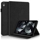 For iPad 10th Gen 10.9 2022 Life Tree Series Horizontal Flip Leather Case with Holder(Black) - 1