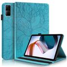 For Xiaomi Redmi Pad 10.61 Life Tree Series Horizontal Flip Leather Case with Holder(Lake Blue) - 1