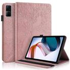 For Xiaomi Redmi Pad 10.61 Life Tree Series Horizontal Flip Leather Case with Holder(Rose Gold) - 1