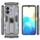 For vivo Y77E Supersonic PC + TPU Shock-proof Phone Case(Grey) - 1