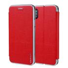 For iPhone  XS / X CMai2 Linglong Series PC+PU Horizontal Flip Leather Case with Holder & Card Slot(Red) - 1