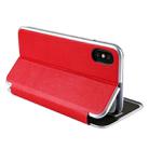 For iPhone XS Max CMai2 Linglong Series PC+PU Horizontal Flip Leather Case with Holder & Card Slot(Red) - 4