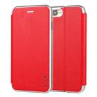 For iPhone 8 Plus & 7 Plus CMai2 Linglong Series PC+PU Horizontal Flip Leather Case with Holder & Card Slot(Red) - 1