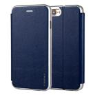 For iPhone SE 2020 & 8 & 7 CMai2 Linglong Series PC+PU Horizontal Flip Leather Case with Holder & Card Slot(Royal Blue) - 1