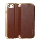 For iPhone 6 Plus & 6s Plus CMai2 Linglong Series PC+PU Horizontal Flip Leather Case with Holder & Card Slot(Brown) - 1