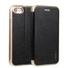 For  iPhone 6 & 6s CMai2 Linglong Series PC+PU Horizontal Flip Leather Case with Holder & Card Slot(Black) - 1