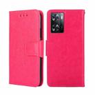 For OnePlus Nord N20 SE 4G Crystal Texture Flip Leather Phone Case(Rose Red) - 1