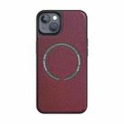 For iPhone 12 / 12 Pro Leather MagSafe Magnetic Phone Case(Brown) - 2