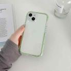 For iPhone 14 Pro Max Luminous TPU Phone Case(Transparent Green) - 1