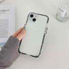 For iPhone 14 Pro Luminous TPU Phone Case(Transparent Black) - 1