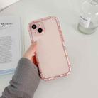 For iPhone 14 Plus Luminous TPU Phone Case(Pink) - 1