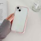 For iPhone 13 Luminous TPU Phone Case(Transparent Pink) - 1
