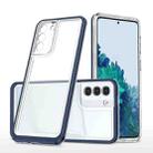 For Samsung Galaxy S23 5G Bright Series Clear Acrylic + PC + TPU Phone Case(Navy Blue) - 1