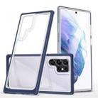 For Samsung Galaxy S23 Ultra 5G Bright Series Clear Acrylic + PC + TPU Phone Case(Navy Blue) - 1