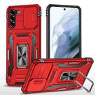 For Samsung Galaxy S23+ 5G Armor PC + TPU Camera Shield Phone Case(Red) - 1
