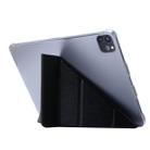 For iPad Pro 12.9 (2020) Silk Texture Horizontal Deformation Flip Leather Tablet Case with Three-folding Holder(Black) - 5