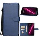 For T-Mobile T Phone 5G Leather Phone Case(Blue) - 1