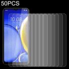 For HTC Wildfire E plus 50pcs 0.26mm 9H 2.5D Tempered Glass Film - 1