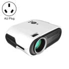 GX 500 8000 Lumens 1920x1080P Single LCD Panel + LED Home Theater Mini Projector(AU Plug) - 1